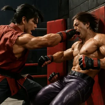 Как комбинировать удары в углу арены: стеновые комбо Tekken 8