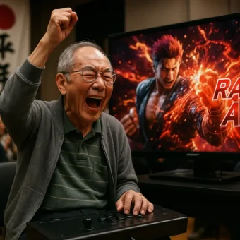 Японский турнир для ветеранов: 73-летний игрок побеждает в Tekken 8 с решающей Rage Art